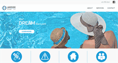 Desktop Screenshot of lakeside-pools.com